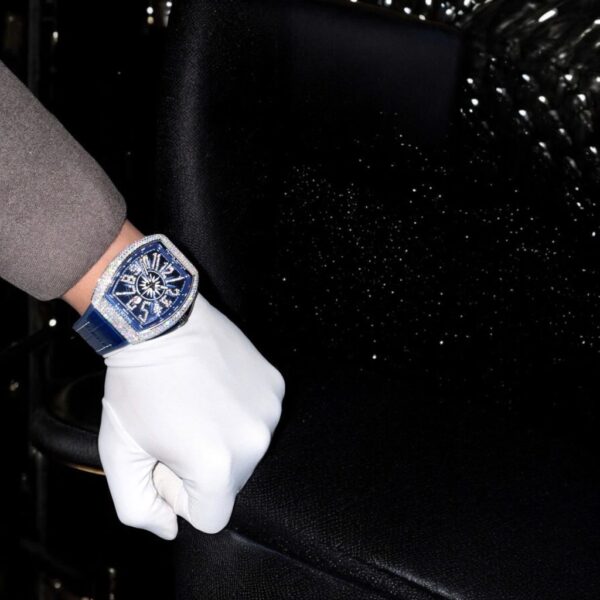 Swiss 1:1 Franck Muller V45 Replica 11 Watch Custom Moissanite Diamonds 45mm - Top Watch - Image 5