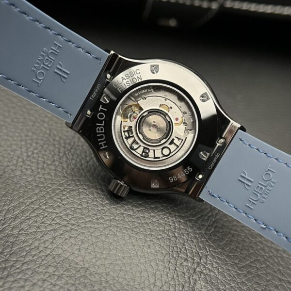 Best Fake Hublot Classic Fusion Ceramic Charcoal Blue Replica Watch JJZ 42mm - Top Watch - Image 6