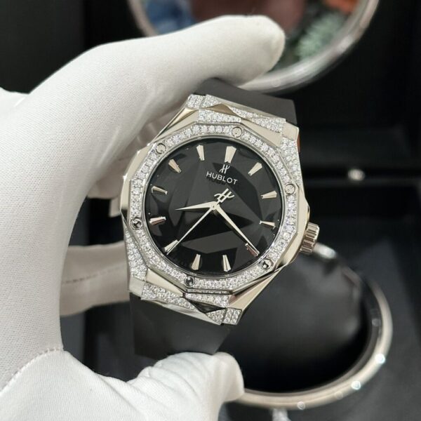 Replica Hublot Orlinski Black With Moissanite Diamond Replica 1:1 Watch 40mm - Top Watch - Image 2