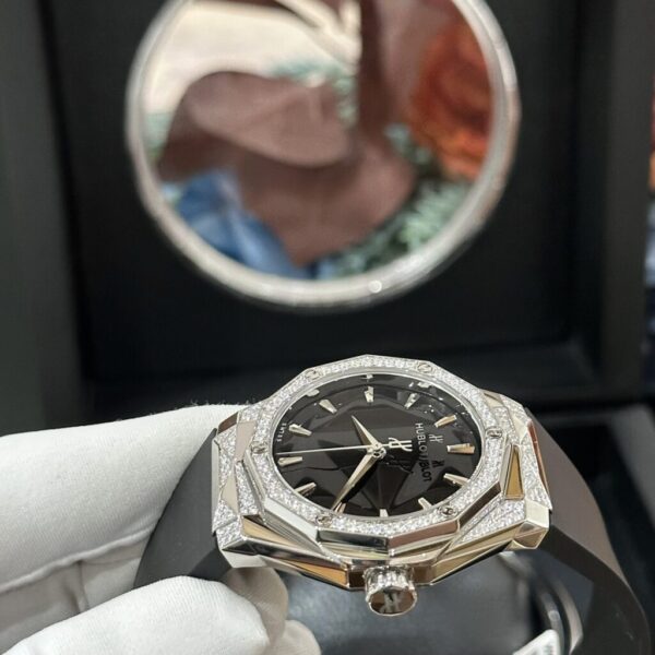 Replica Hublot Orlinski Black With Moissanite Diamond Replica 1:1 Watch 40mm - Top Watch - Image 3