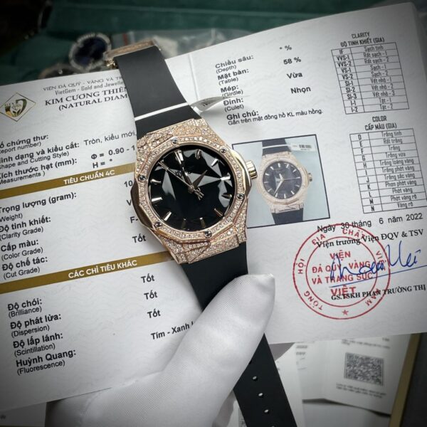 Swiss 1:1 Hublot Replica 11 Watch Orlinski King Gold With Natural Diamonds 40mm - Top Watch