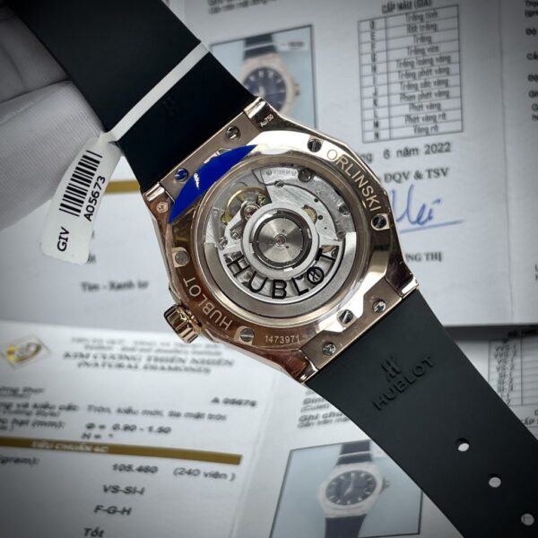 Swiss 1:1 Hublot Replica 11 Watch Orlinski King Gold With Natural Diamonds 40mm - Top Watch - Image 8