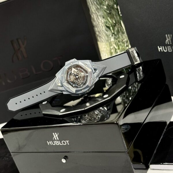 Best Fake Hublot Replica 1:1 Watch Big Bang Sang Bleu ll Ceramic Gray Factory BBF 45mm - Top Watch