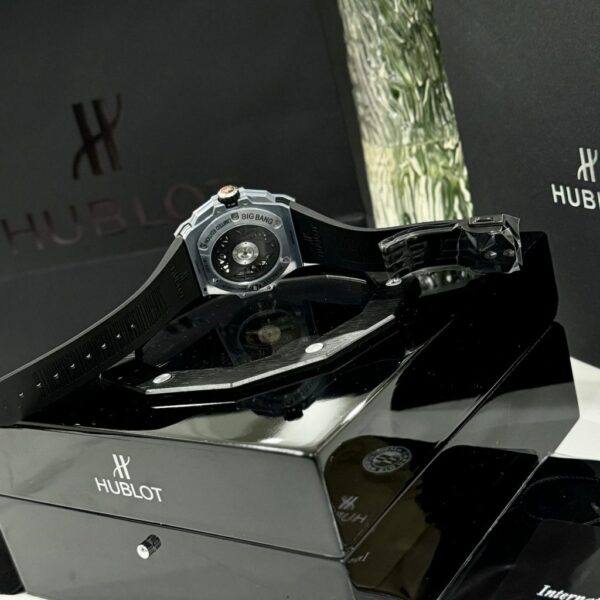 Best Fake Hublot Replica 1:1 Watch Big Bang Sang Bleu ll Ceramic Gray Factory BBF 45mm - Top Watch - Image 6