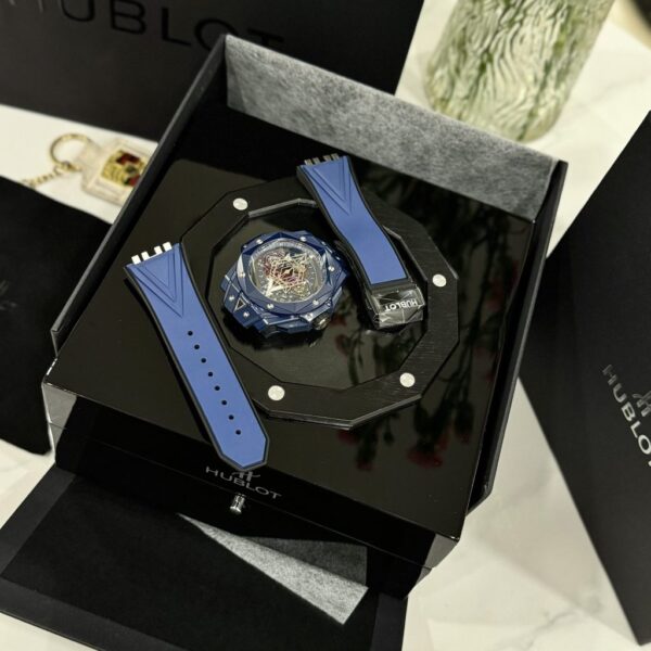 Replica Hublot Replica 1:1 Watch Big Bang Sang Bleu ll Blue Ceramic Case Factory BBF 45mm - Top Watch - Image 2