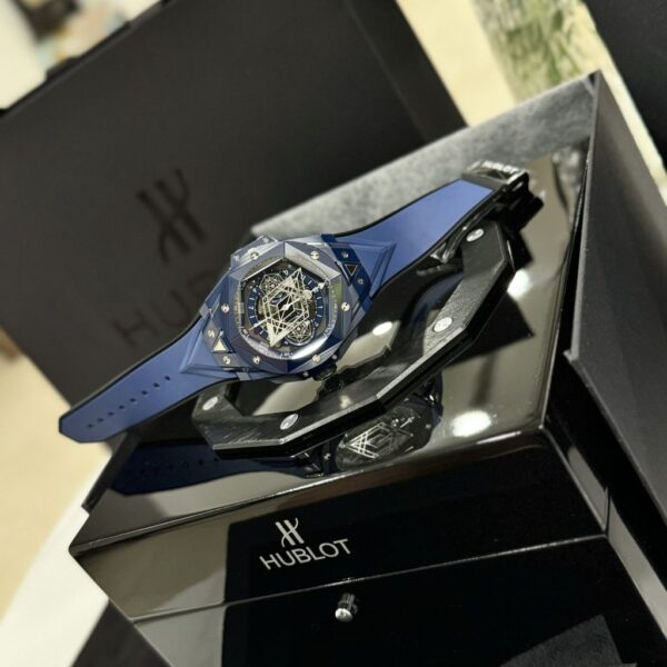 Replica Hublot Replica 1:1 Watch Big Bang Sang Bleu ll Blue Ceramic Case Factory BBF 45mm - Top Watch - Image 3