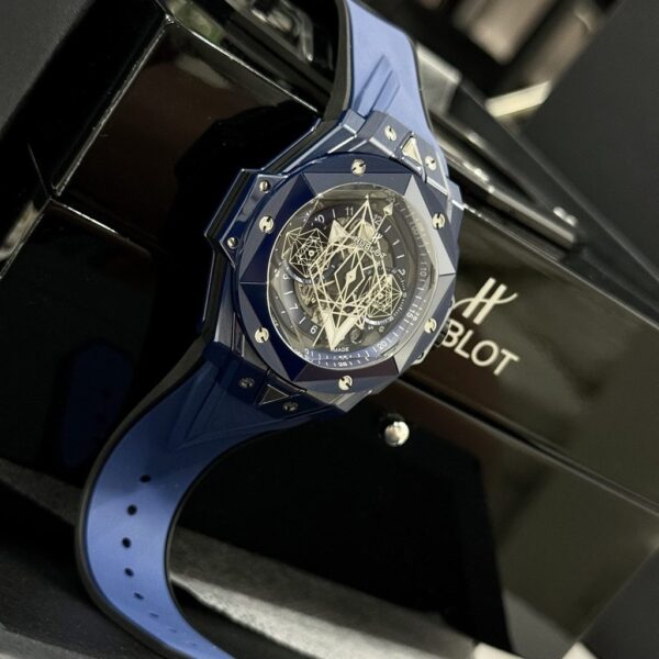 Replica Hublot Replica 1:1 Watch Big Bang Sang Bleu ll Blue Ceramic Case Factory BBF 45mm - Top Watch - Image 4