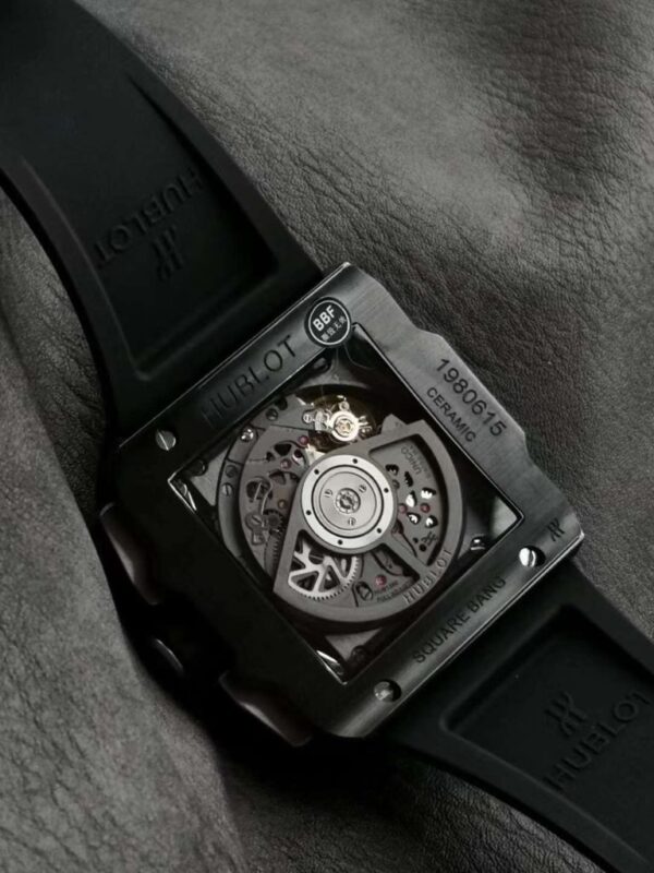 Swiss 1:1 Hublot Replica 1:1 Watch Black Ceramic Square Bang Unico Chronograph 42mm - Top Watch - Image 9