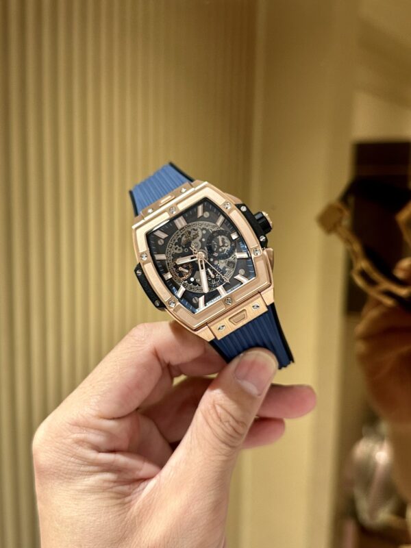 Swiss 1:1 Hublot Replica 1:1 Watch Spirit Of Big Bang Blue Chronograph King Gold 42mm - Top Watch - Image 2