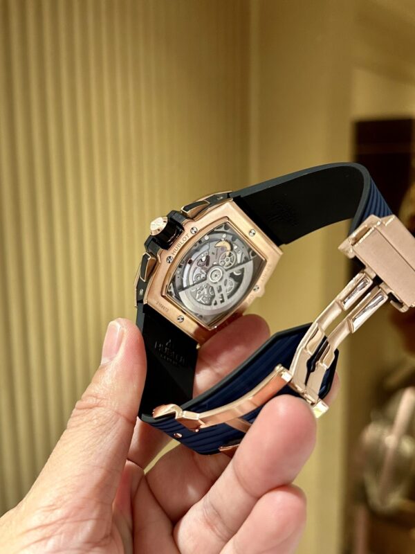 Swiss 1:1 Hublot Replica 1:1 Watch Spirit Of Big Bang Blue Chronograph King Gold 42mm - Top Watch - Image 4