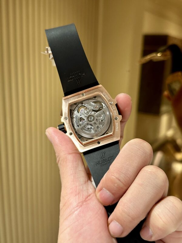 Swiss 1:1 Hublot Replica 1:1 Watch Spirit Of Big Bang Blue Chronograph King Gold 42mm - Top Watch - Image 5