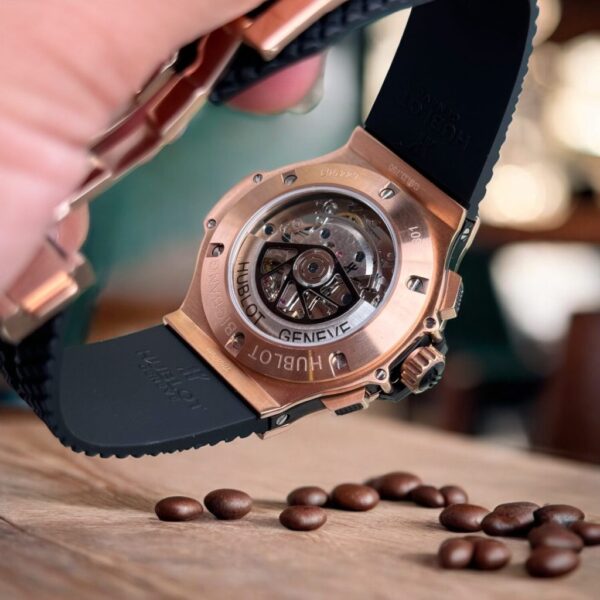 Swiss 1:1 Hublot Replica 11 Watch Big Bang Chronograph Full Stone Face Black High Quality 44mm - Top Watch - Image 5