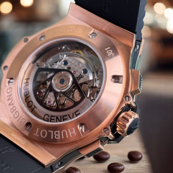 Swiss 1:1 Hublot Replica 11 Watch Big Bang Chronograph Full Stone Face Black High Quality 44mm - Top Watch - Image 6