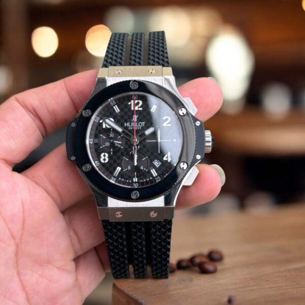 Swiss 1:1 Hublot Replica 1:1 Watch Big Bang Chronograph Titanium Black Ceramic Bezel 44mm - Top Watch