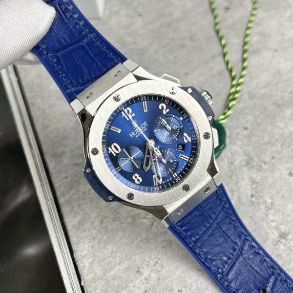 Best Fake Hublot Replica 11 Watch Big Bang Chronograph Titanium Blue 44mm - Top Watch - Image 2