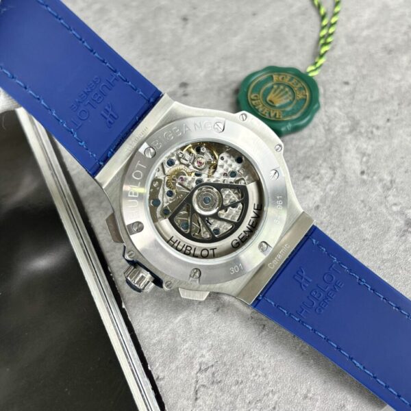 Best Fake Hublot Replica 11 Watch Big Bang Chronograph Titanium Blue 44mm - Top Watch - Image 4