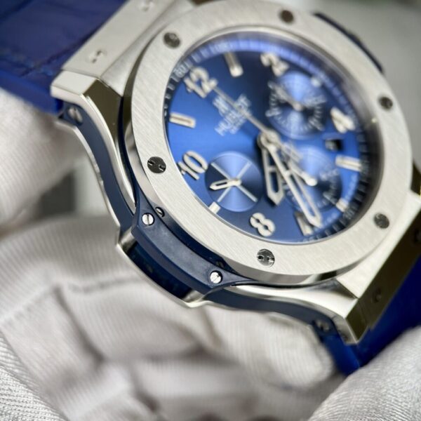 Best Fake Hublot Replica 11 Watch Big Bang Chronograph Titanium Blue 44mm - Top Watch - Image 6