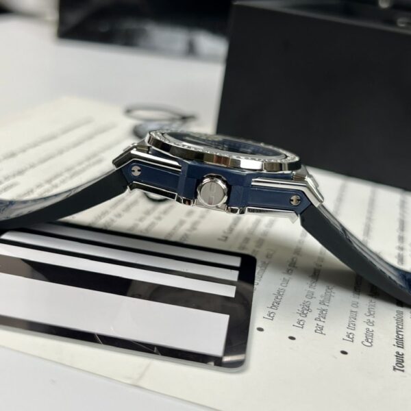Swiss 1:1 Hublot Replica 1:1 Watch Big Bang One Click Blue Dial With Diamond benzene 38mm - Top Watch - Image 6