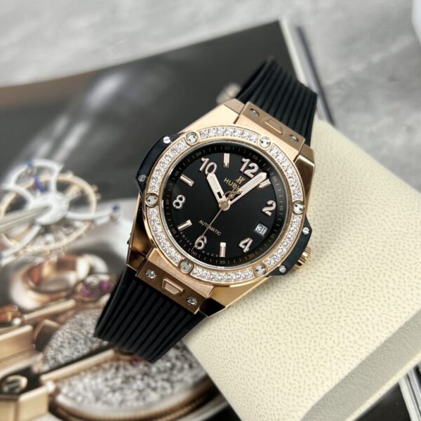 Best Fake Hublot Replica 1:1 Watch Big Bang One Click King Gold Diamond Bezel HBF 39mm - Top Watch