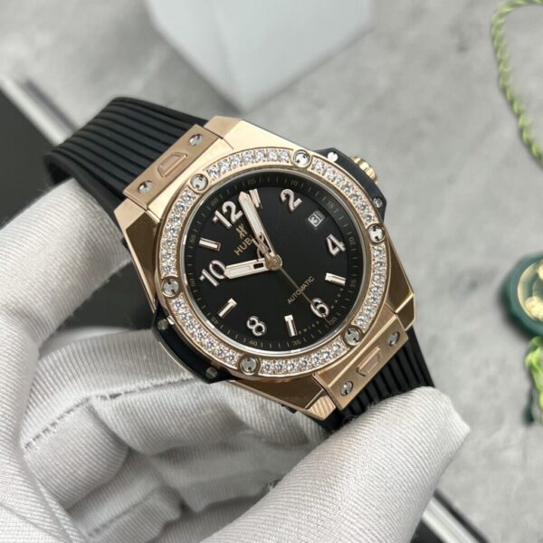 Best Fake Hublot Replica 1:1 Watch Big Bang One Click King Gold Diamond Bezel HBF 39mm - Top Watch - Image 2