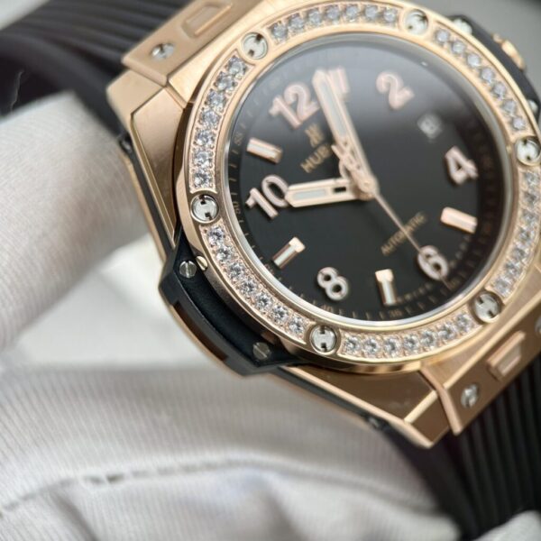 Best Fake Hublot Replica 1:1 Watch Big Bang One Click King Gold Diamond Bezel HBF 39mm - Top Watch - Image 3