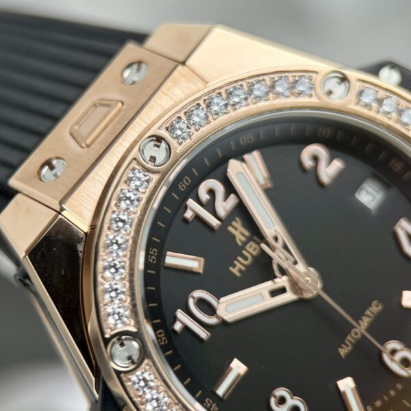 Best Fake Hublot Replica 1:1 Watch Big Bang One Click King Gold Diamond Bezel HBF 39mm - Top Watch - Image 5