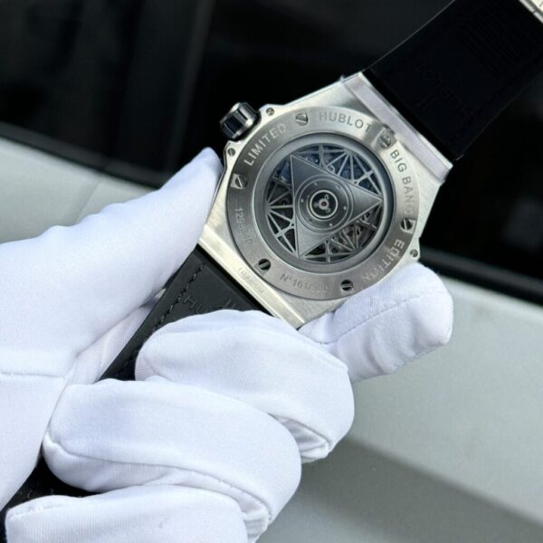 Replica Hublot Replica 1:1 Watch Big Bang Sang Bleu Titanium With Full Stone 44mm - Top Watch - Image 8