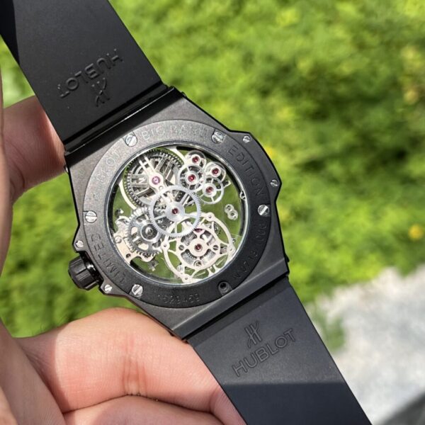 Replica Hublot Replica 11 Watch Big Bang Tourbillon Black Ceramic Case JB Factory 45mm - Top Watch - Image 5