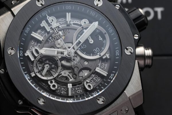 Swiss 1:1 Hublot Replica 11 Watch Big Bang Unico Black Bezel Factory BBF 44mm - Top Watch - Image 5