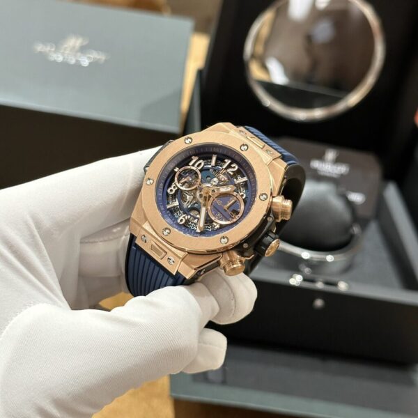 Replica Hublot Replica 1:1 Watch Big Bang Unico King Gold Blue 44mm - Top Watch - Image 2