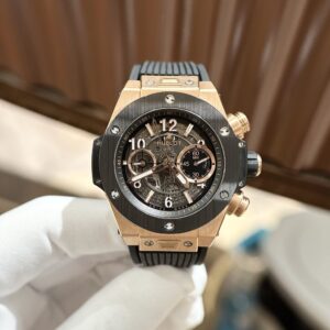 Swiss 1:1 Hublot Replica 1:1 Watch Big Bang Unico King Gold Demi Black BBF Factory 44mm - Top Watch