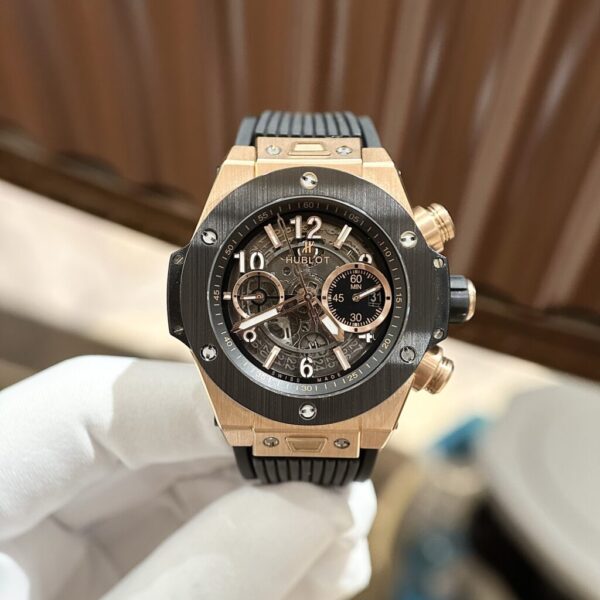 Swiss 1:1 Hublot Replica 1:1 Watch Big Bang Unico King Gold Demi Black BBF Factory 44mm - Top Watch