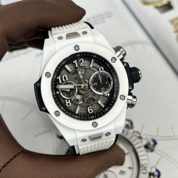 Replica Hublot Replica 11 Watch Big Bang Unico White Ceramic Factory BBF 42mm - Top Watch - Image 3
