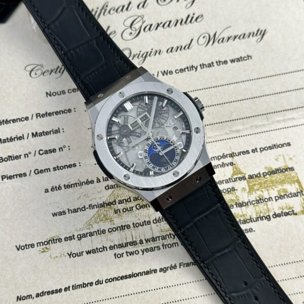 Replica Hublot Replica 1:1 Watch Classic Fusion Aerofusion Moonphase Leather Strap 45mm - Top Watch - 图片 3