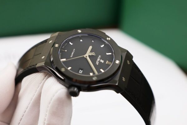 Best Fake Hublot Replica 1:1 Watch Classic Fusion Black Ceramic SW300 Movement 42mm - Top Watch - Image 6