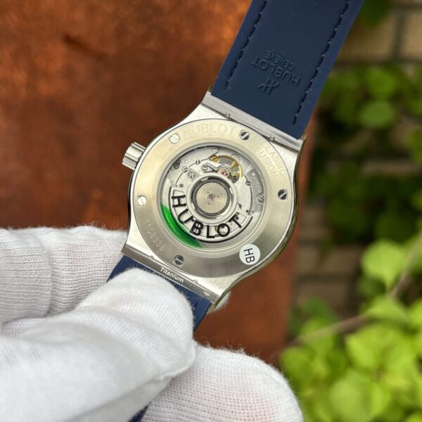 Best Fake Hublot Replica 1:1 Watch Classic Fusion Blue Diamond Black Dial 42mm - Top Watch - Image 4
