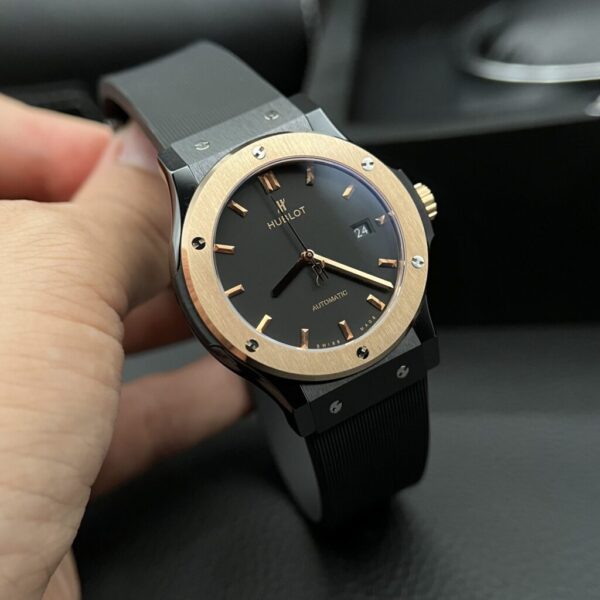 Swiss 1:1 Hublot Replica 1:1 Watch Classic Fusion Ceramic Demi Gold JJZ 42mm - Top Watch - Image 2