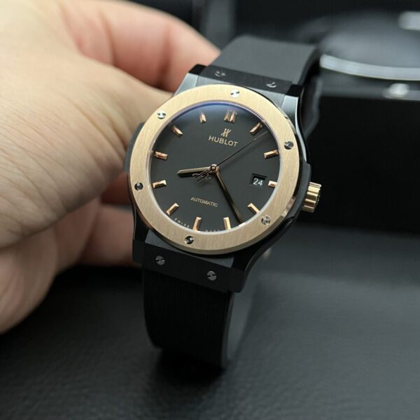 Swiss 1:1 Hublot Replica 1:1 Watch Classic Fusion Ceramic Demi Gold JJZ 42mm - Top Watch - Image 3