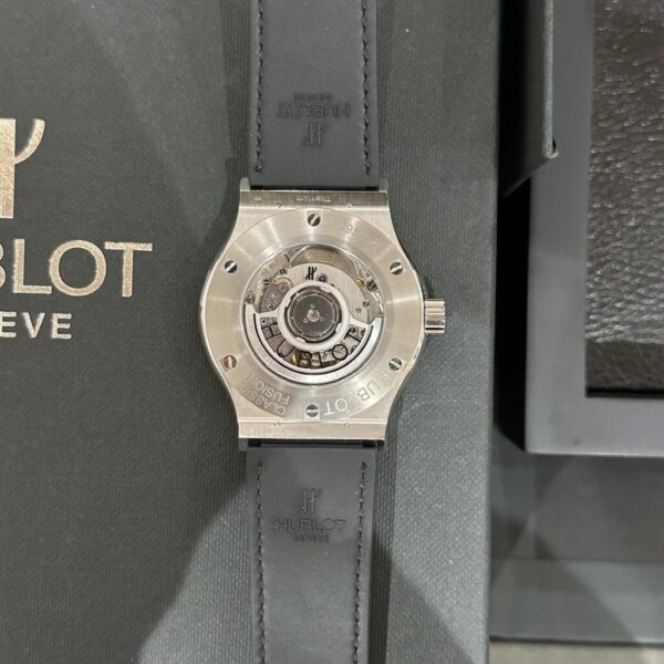 Replica Hublot Replica 1:1 Watch Classic Fusion Full Diamond Moissanite Grey Dial 42mm - Top Watch - Image 6