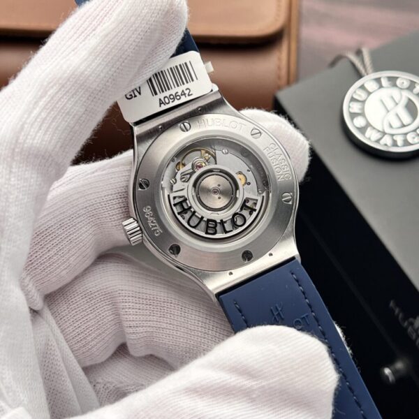 Best Fake Hublot Replica 11 Watch Classic Fusion Full Moissanite Diamond Case Charcoal Blue 38mm - Top Watch - Image 4