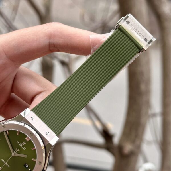 Best Fake Hublot Replica 11 Watch Classic Fusion Green Dial Factory JJ+ 42mm - Top Watch - Image 4