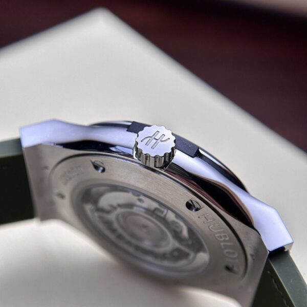 Best Fake Hublot Replica 11 Watch Classic Fusion Green Dial Factory JJ+ 42mm - Top Watch - Image 5