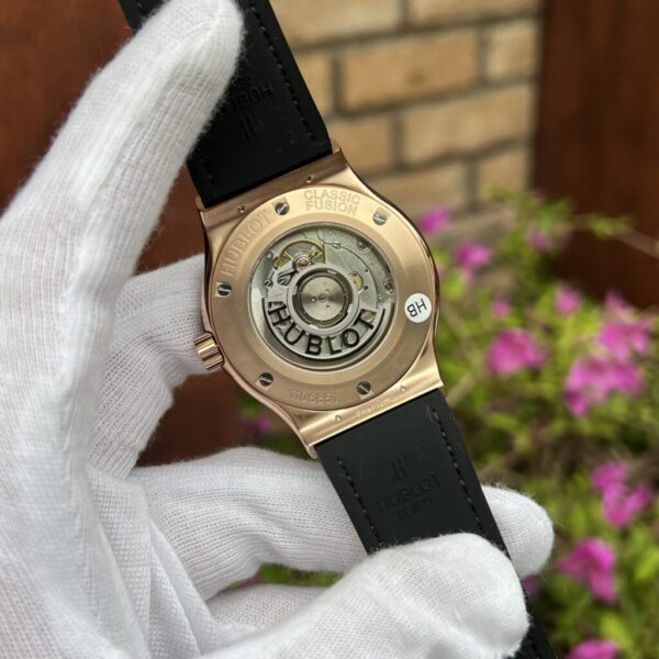 Replica Hublot Replica 11 Watch Classic Fusion King Gold With Full Diamond 42mm - Top Watch - Image 6