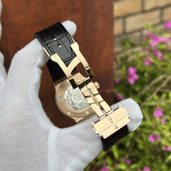 Replica Hublot Replica 11 Watch Classic Fusion King Gold With Full Diamond 42mm - Top Watch - Image 7