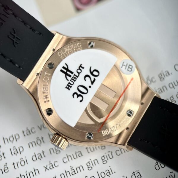 Replica Hublot Replica 11 Watch Classic Fusion King Gold Women's Grey Dial Diamond Bezel 33mm - Top Watch - Image 6