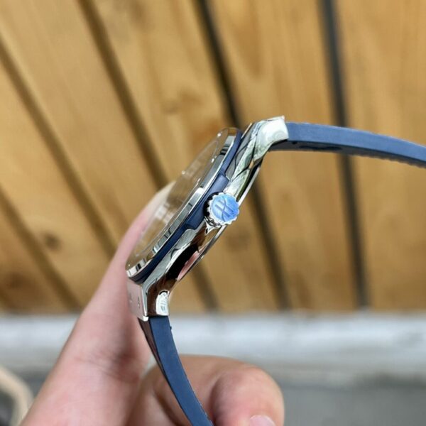 Best Fake Hublot Replica 1:1 Watch Classic Fusion Titanium Blue Leather Strap JJF 42mm - Top Watch - Image 4