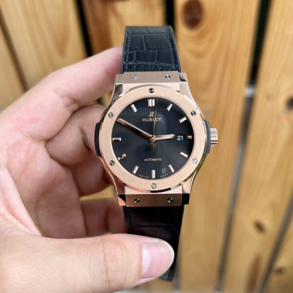 Best Fake Hublot Replica 1:1 Watch Classic Fusion Titanium King Gold Black JJF 2023 42mm - Top Watch