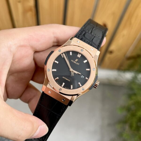 Best Fake Hublot Replica 1:1 Watch Classic Fusion Titanium King Gold Black JJF 2023 42mm - Top Watch - Image 2