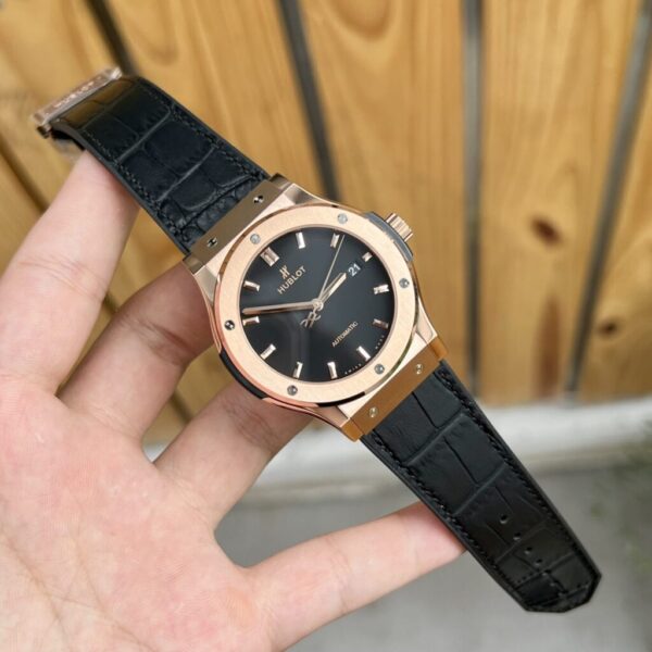 Best Fake Hublot Replica 1:1 Watch Classic Fusion Titanium King Gold Black JJF 2023 42mm - Top Watch - Image 3