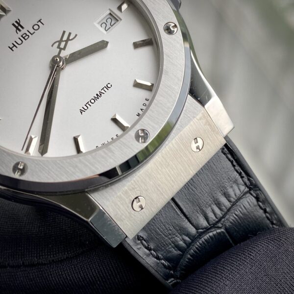 Swiss 1:1 Hublot Replica 1:1 Watch Classic Fusion White Dial JJF Factory 42mm - Top Watch - Image 3